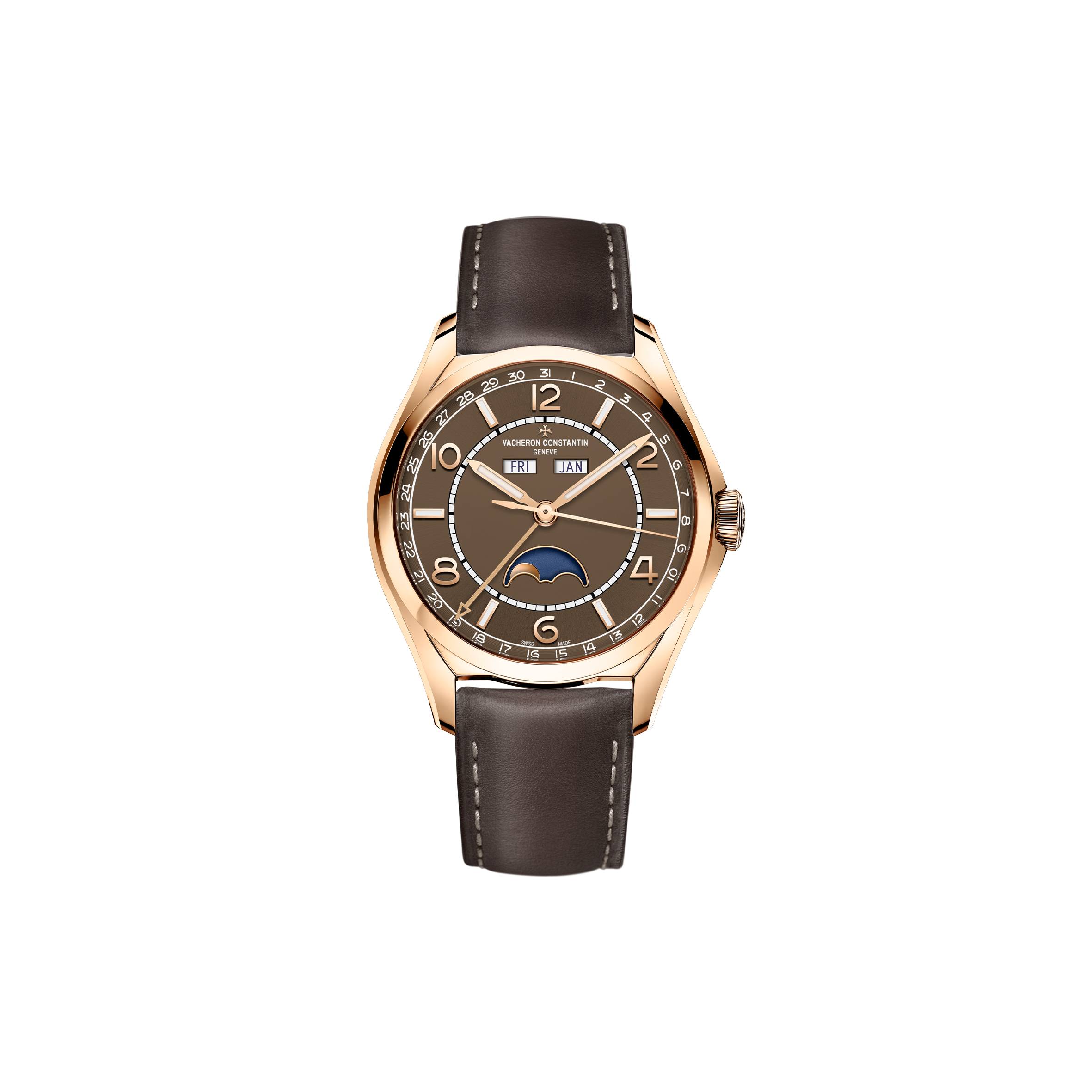 VACHERON CONSTANTIN FIFTYSIX COMPLETE CALENDAR 40 MM PINK GOLD WATCH 4000E/000R-B065 VACHERON CONSTANTIN FIFTYSIX COMPLETE CALENDAR 40 MM PINK GOLD WATCH 4000E/000R-B065